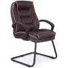 Rome Leather Faced Visitor Chair