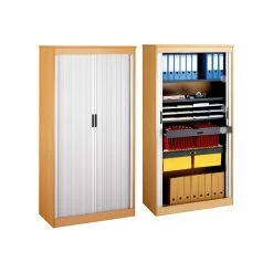 System Storage Tambour Door Cupboards