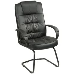 Acadia Enviro Leather Cantilever Chair