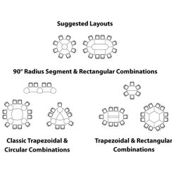 Trilogy Stacking Conference Tables -Home-Furniture 008674