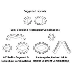 Trilogy Stacking Conference Tables -Home-Furniture 008676