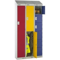 Store-It Sloping Top Metric Lockers With ActiveCoat