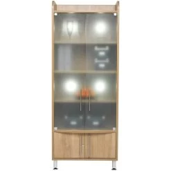 Trilogy Tall Wide Glass Storage Unit