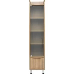 Trilogy Tall Narrow Glass Cupboard