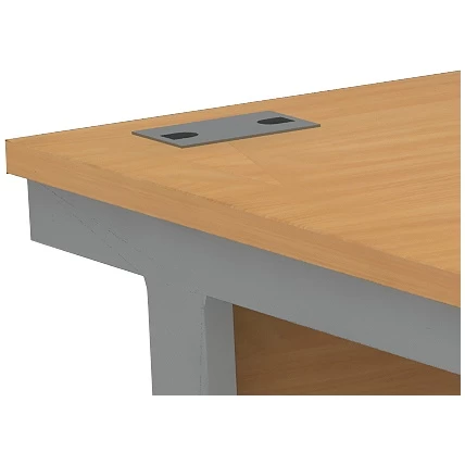 Alpha Plus Panel End Bow Front Ergonomic Desk 2 Alpha Plus Panel End Bow Front Ergonomic Desk - Image 2