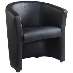 NEXT DAY Pentland Leather Faced Tub Chair