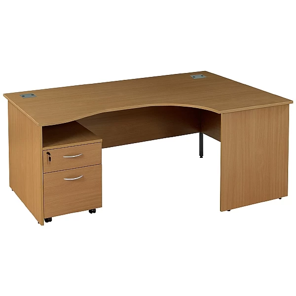 NEXT DAY Solar Ergonomic Panel End Desks With Mobile Pedestal 1 NEXT DAY Solar Ergonomic Panel End Desks With Mobile Pedestal