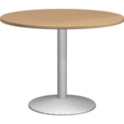 NEXT DAY Solar Deluxe Round Meeting Tables