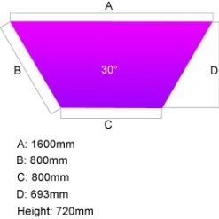NEXT DAY Solar Trapezoidal Tilt Top Tables -Home-Furniture 013147