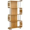 Spectrum Oak Real Wood Veneer Bookcase