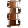 Spectrum Walnut Real Wood Veneer Bookcase