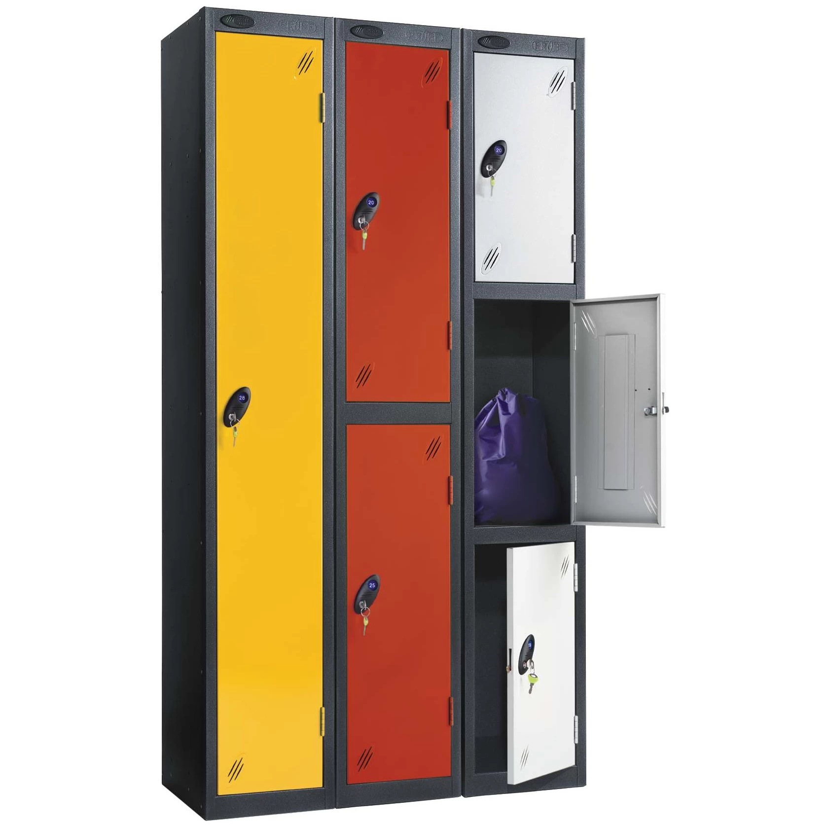 Black Carcass Premium Lockers With ActiveCoat 1 Black Carcass Premium Lockers With ActiveCoat