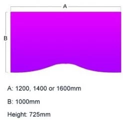 Presence Double Wave Desks -Home-Furniture 015628