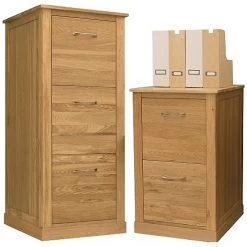 Cavalli Solid Oak Filing Cabinets