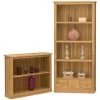 Cavalli Solid Oak Wide Bookcases