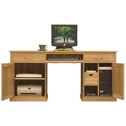 Cavalli Solid Oak Executive Computer Desk