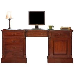 Argento Solid Mahogany Executive Computer Desk