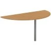 Alpha Plus Semi-Circular Desk Extension