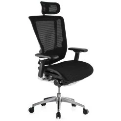 Nefil Ergonomic Mesh Office Chair (With Headrest) -Home-Furniture 029642