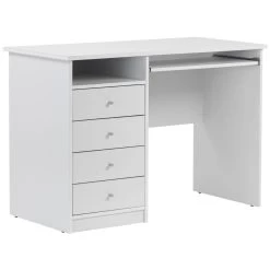 Picasa White Home Office Desk -Home-Furniture 032456