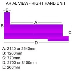 Minerals Acute Reception Desk -Home-Furniture 034085