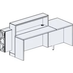 Minerals DDA Reception Desk -Home-Furniture 034678