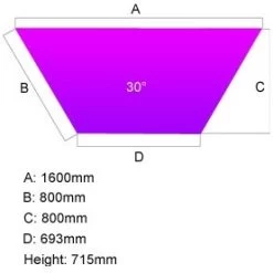 NEXT DAY Solar Trapezoidal Folding Tables -Home-Furniture 046847