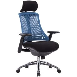 Flash Ergonomic Task Chair With Headrest -Home-Furniture 053733