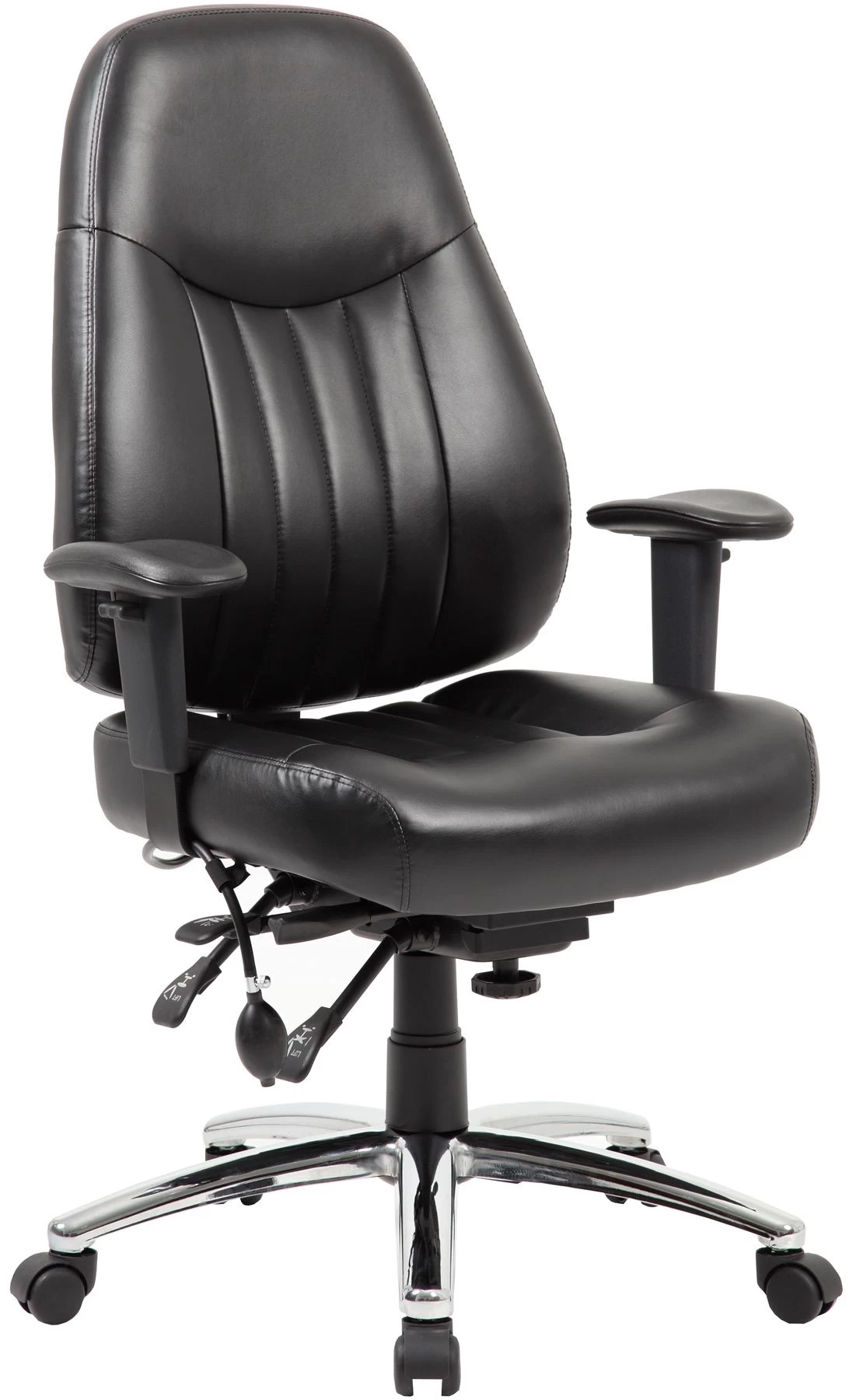 Alpha 24 Hour Leather Task Chair 1 Alpha 24 Hour Leather Task Chair