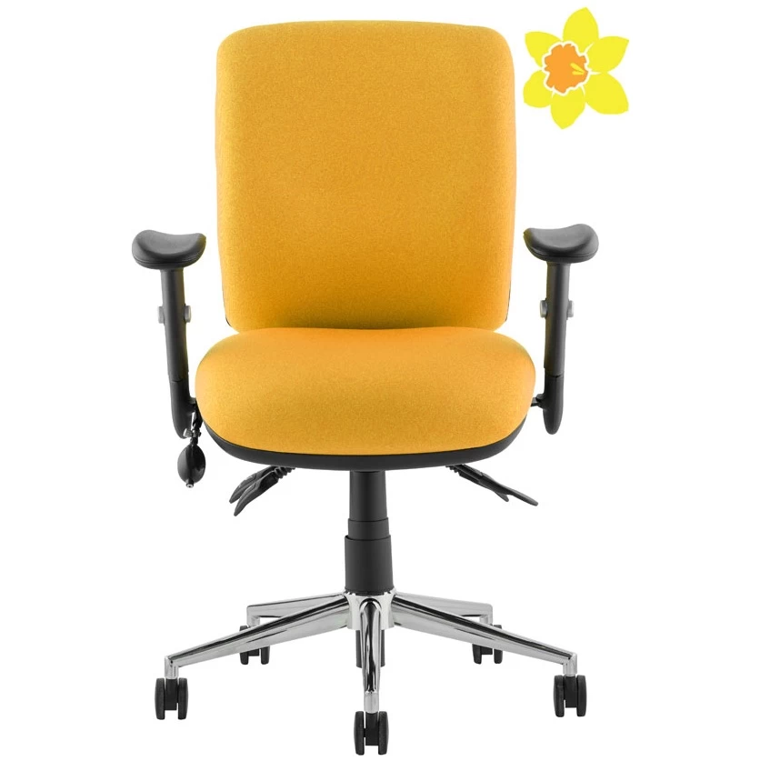 Vital 24Hr Ergonomic Medium Back Chair - Donate To Cancer Charity 1 Vital 24Hr Ergonomic Medium Back Chair - Donate To Cancer Charity