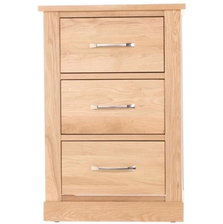 Cavalli Solid Oak 3 Drawer Lamp Table 1 Cavalli Solid Oak 3 Drawer Lamp Table