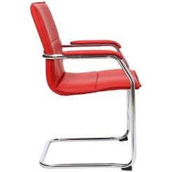 Essence Leather Faced Visitor Chairs - Pack Of 2 -Home-Furniture 067200