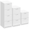 Commerce II White Filing Cabinets