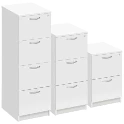 Commerce II White Filing Cabinets
