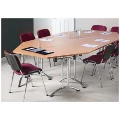 NEXT DAY Unite II Arc Rectangular Folding Tables -Home-Furniture 070032