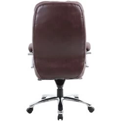 Siena Leather Executive Office Chair Brown -Home-Furniture 070307