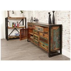 Accrington Reclaimed Wood Large Sideboard 7 Accrington Reclaimed Wood Large Sideboard -Home-Furniture 070491