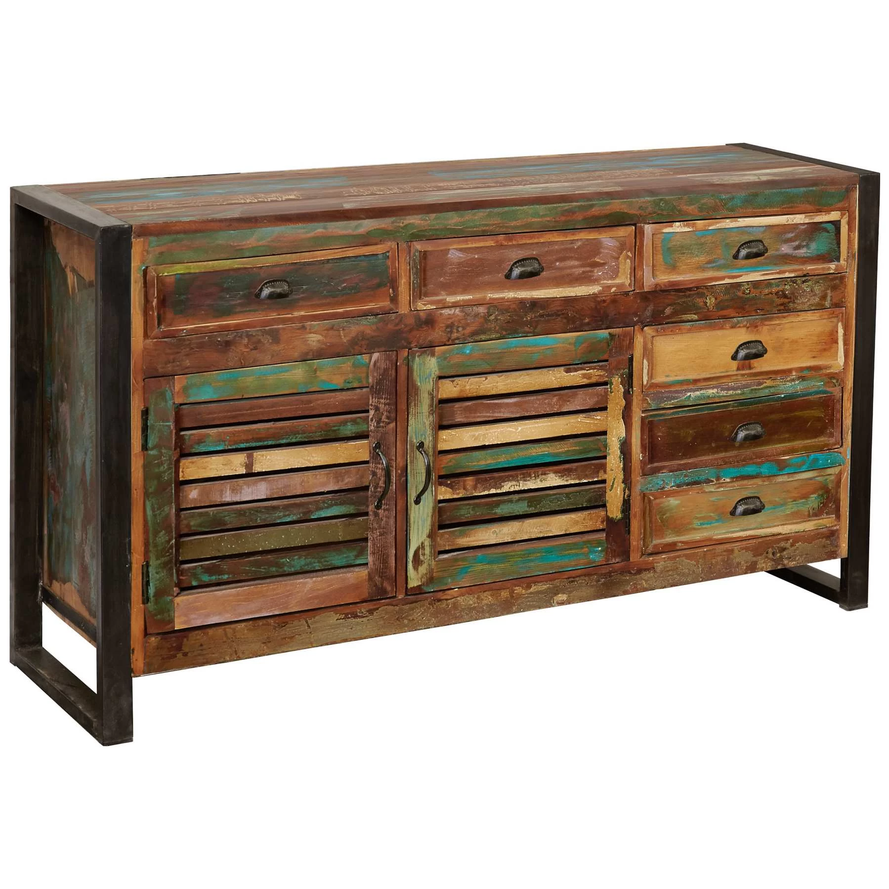 Accrington Reclaimed Wood Large Sideboard 2 Accrington Reclaimed Wood Large Sideboard - Image 2