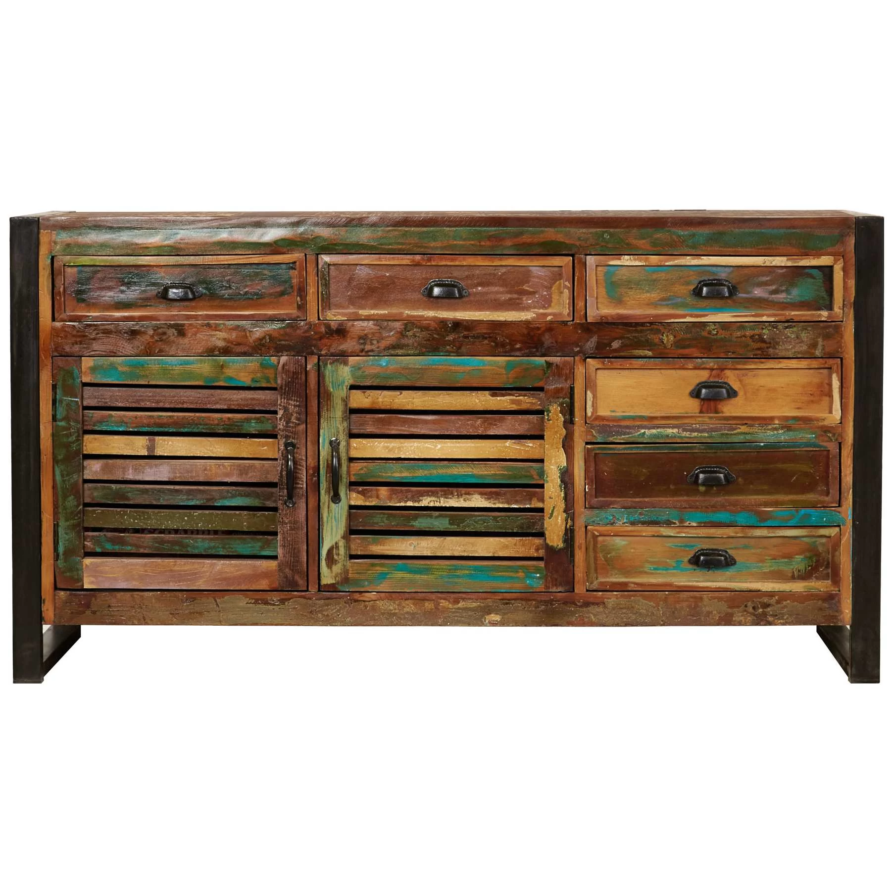 Accrington Reclaimed Wood Large Sideboard 1 Accrington Reclaimed Wood Large Sideboard
