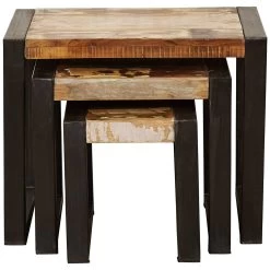 Accrington Reclaimed Wood Nest Of Tables