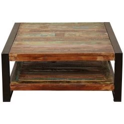 Accrington Reclaimed Wood Square Coffee Table