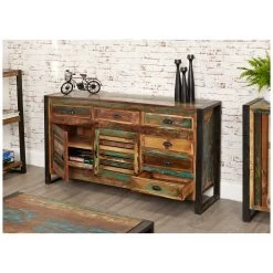 Accrington Reclaimed Wood Large Sideboard 6 Accrington Reclaimed Wood Large Sideboard -Home-Furniture 070684