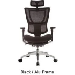 Mirus Ergonomic Mesh Office Chair (With Headrest) -Home-Furniture 070694