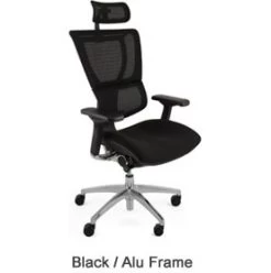 Mirus Ergonomic Mesh Office Chair (With Headrest) -Home-Furniture 070695