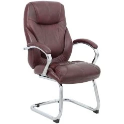 Genoa Top Leather Visitor Chairs -Home-Furniture 070747
