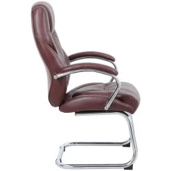 Genoa Top Leather Visitor Chairs -Home-Furniture 070748