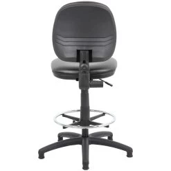 Comfort Leather Faced Draughtsman Chair 13 Comfort Leather Faced Draughtsman Chair -Home-Furniture 070787