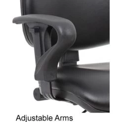 Comfort Leather Faced Draughtsman Chair 18 Comfort Leather Faced Draughtsman Chair -Home-Furniture 071463