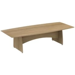 Trilogy Boat Shaped Panel End Boardroom Table
