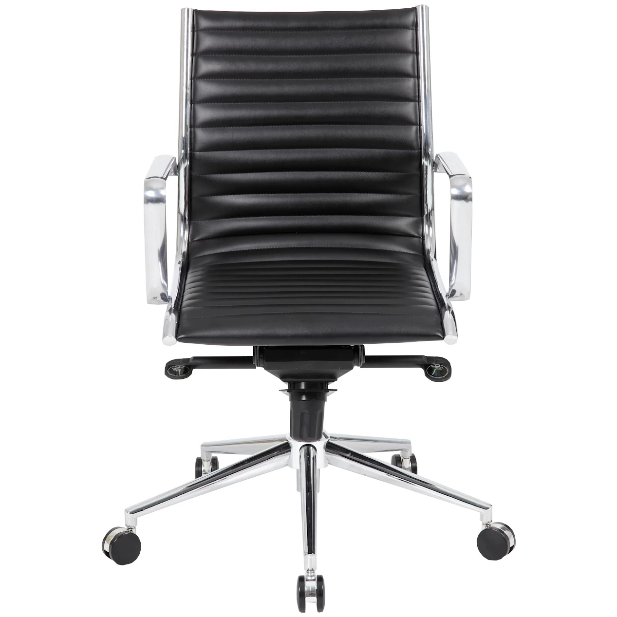 Abbey Medium Back Leather Office Chairs 4 Abbey Medium Back Leather Office Chairs - Image 4
